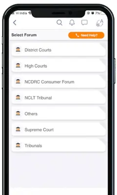 Lawyer android App screenshot 0